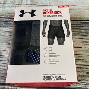 Under Armour UA Tech Boxerjock 2-Pack – Men’s Boxer Briefs – 6” Inseam SZ XL